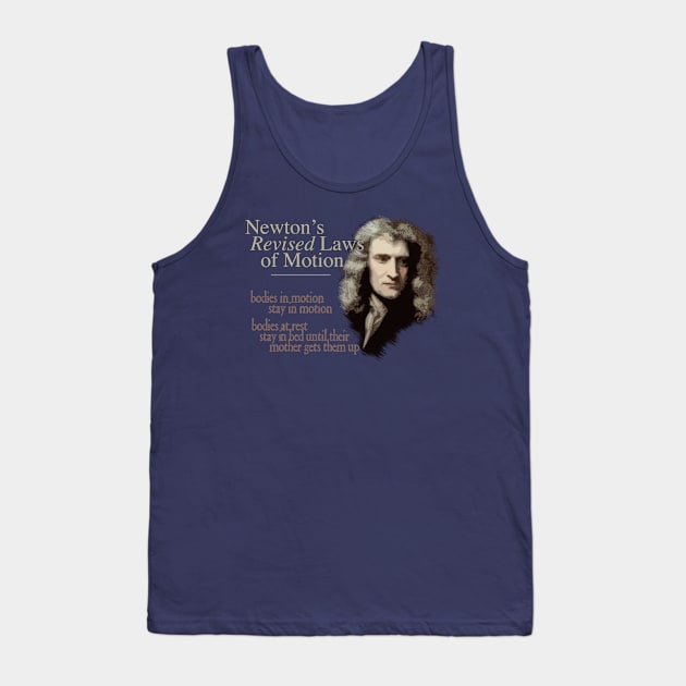 Newton's Laws Of Motion - Revised Edition Tank Top by The Blue Box